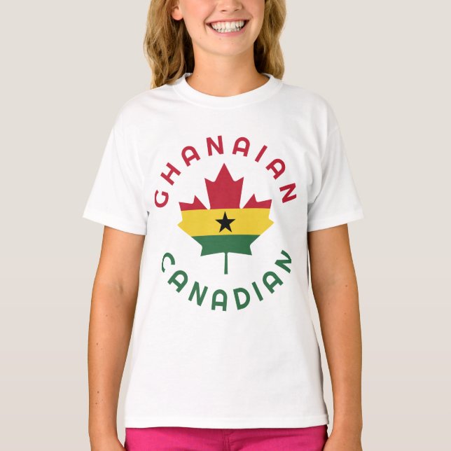 Camiseta Raízes de Gana do Canadá (Frente)