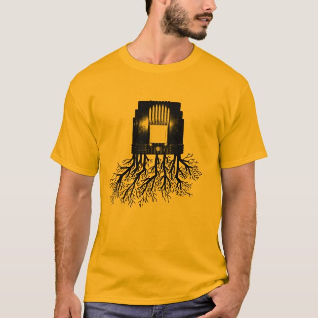 Camiseta raizes de rádio (Frente)