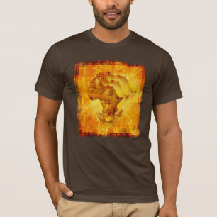 Camiseta Raizes de um T étnico do Grunge de África do