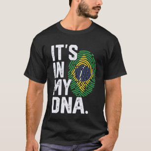 Camiseta Raízes do Brasil Bandeira Impressão Digital Gráfic