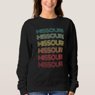 Camiseta Raízes do Estado Natal Missouri Retro Família Kans