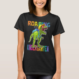Camiseta Raízes Do Jardim De Infância Dinossauro Rex De Vol