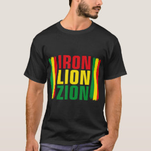 Camiseta Raízes do Leão de Ferro Zion Jamaica Souvenir