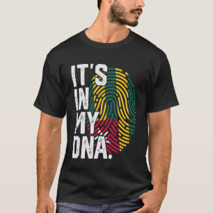 Camiseta Raízes do Togo Gráfico de Impressão Digital da Ban