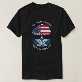 Camiseta Raízes Escoamericanas Na Escócia, Árvore Celta
