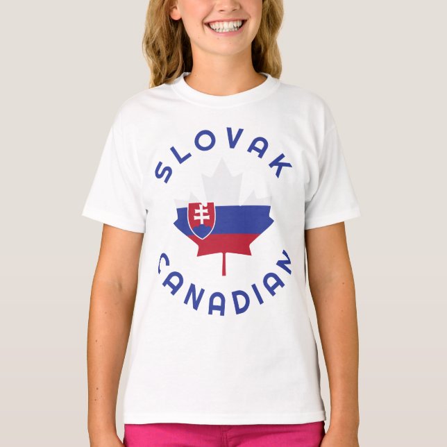 Camiseta Raízes eslovacas canadenses (Frente)