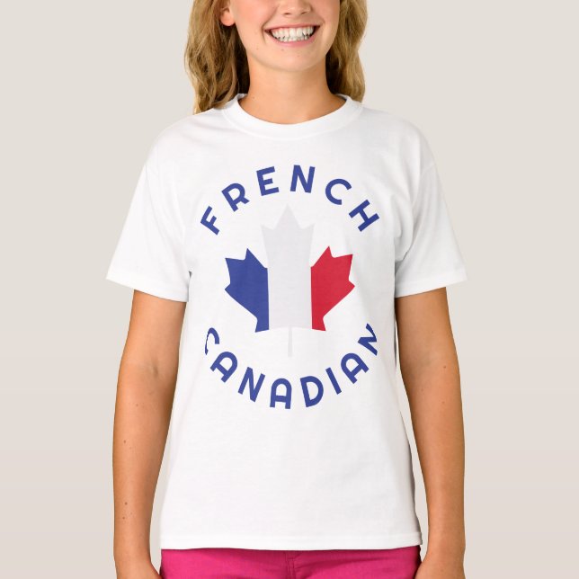 Camiseta Raízes Francesas Canadenses (Frente)