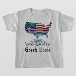 Camiseta Raízes Gregas Americanas
