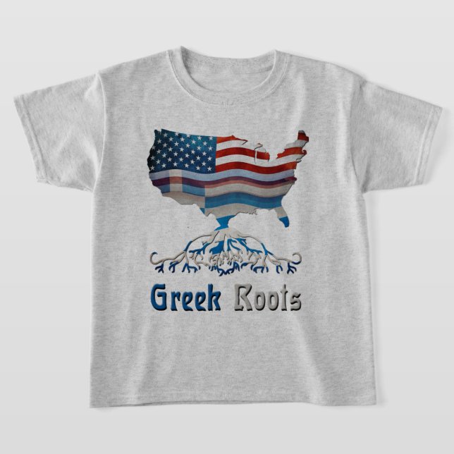Camiseta Raízes Gregas Americanas (Postura )