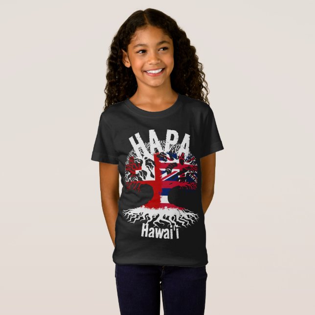 CAMISETA RAÍZES HAPA TONGA HAWAII (Frente Completa)