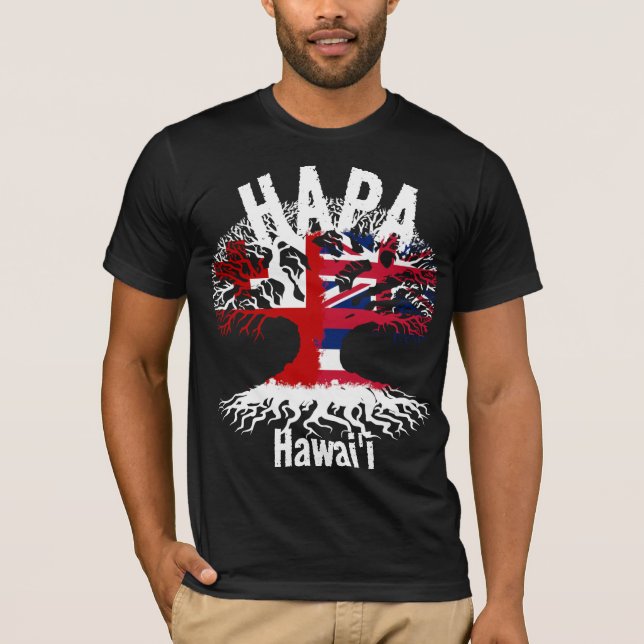 CAMISETA RAÍZES HAPA TONGA HAWAII (Frente)