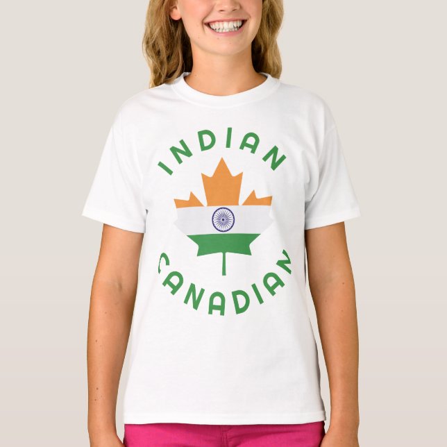 Camiseta Raízes Indianas do Canadá (Frente)