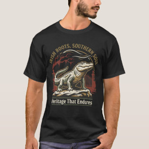 Camiseta Raízes Irlandesas Alma Sulista Jacaré