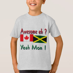 Camiseta raizes jamaicano-canadenses