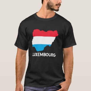 Camiseta Raízes Luxemburguesas Letzebuerg Bandeira do Luxem