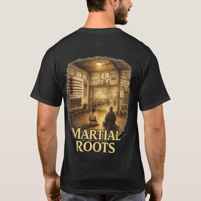 Camiseta Raízes Marciais do Karate de Linhaça (Verso)