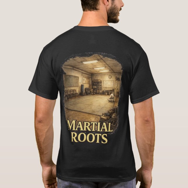 Camiseta Raízes Marciais Karate Raízes Forjadas (Verso)