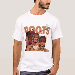 Camiseta Raízes Nativas Americanas