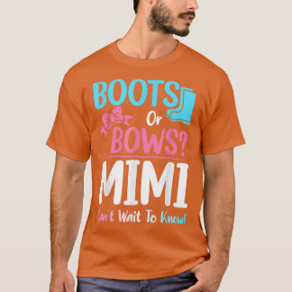 Camiseta Raízes ou Arcos Mimi Sexo Revelar Gravidez Anúncio