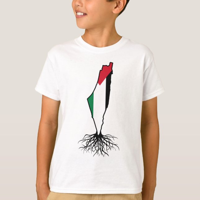 Camiseta raízes palestinas (Frente)