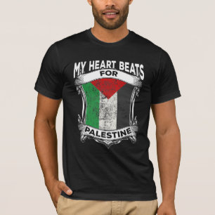 Camiseta Raízes Palestinianas do Coração da Palestina pa