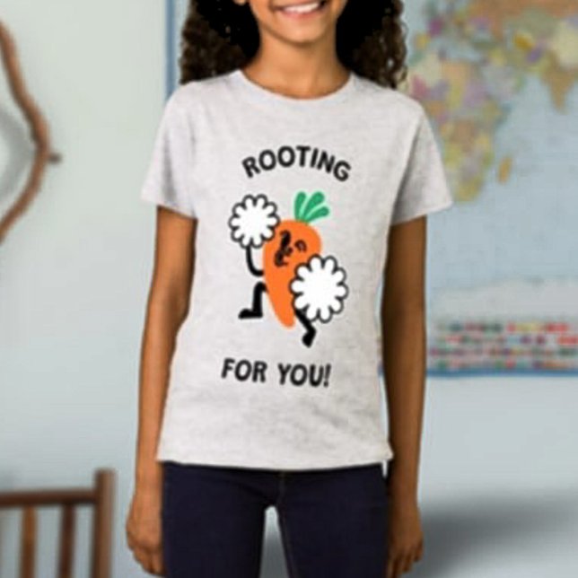 Camiseta Raízes Para Você - Cheerleader De Carrot (Criador carregado)