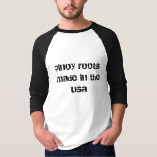 Camiseta raizes pinoy feitas nos EUA