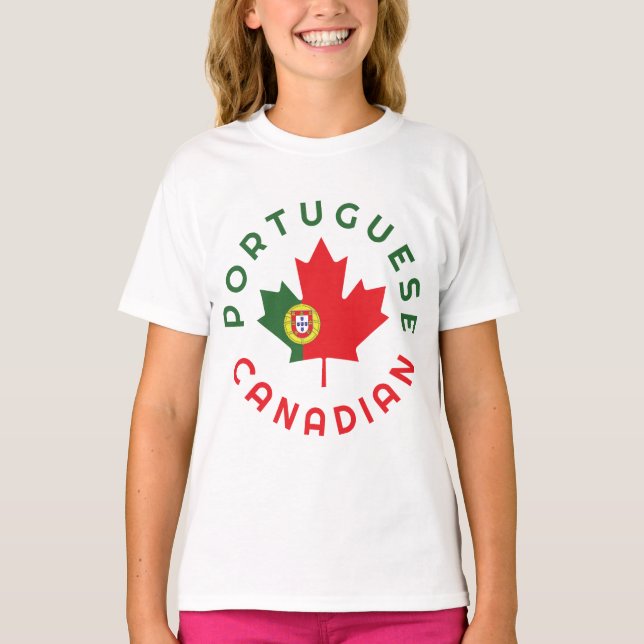 Camiseta Raízes Português Canadense (Frente)