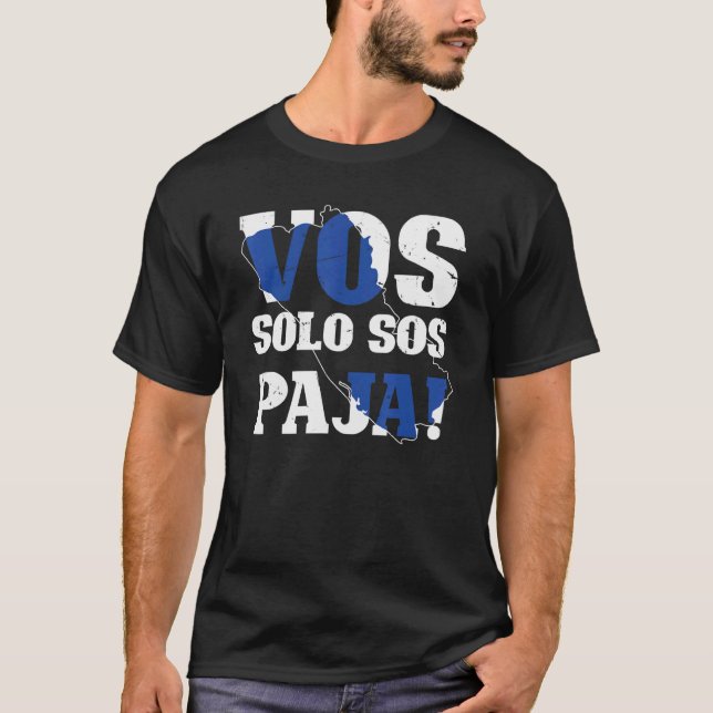 Camiseta Raízes Salvadorianas Vos Solo Sos Paja El Salvador (Frente)