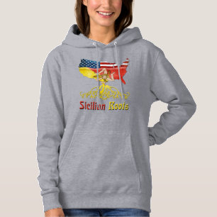 Camiseta Raízes sicilianas Americanas, Bandeira da Sicília