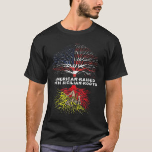 Camiseta Raízes sicilianas Raízes Americanas