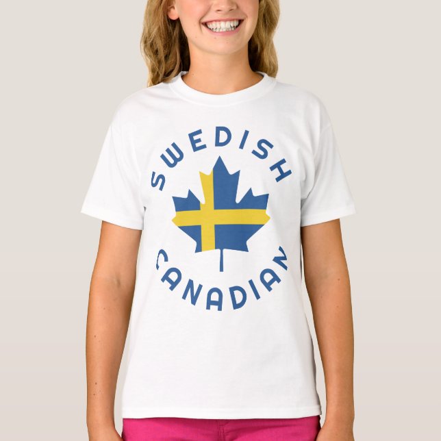 Camiseta Raízes Suecas Canadenses (Frente)