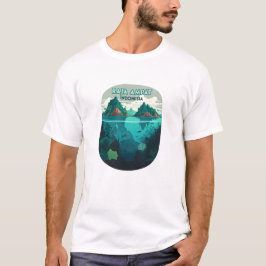 Camiseta Raja Ampat Indonésia Submarino Scuba Retro