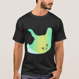 Camiseta Raja-raia colorida fofa