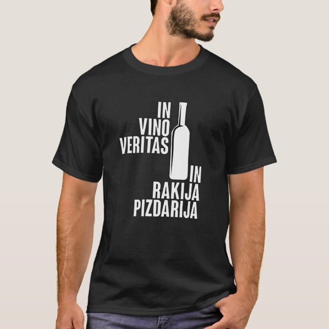 Camiseta Rakija Pizdarija Rakia Sljivovica Loza (Frente)
