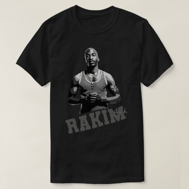 Camiseta Rakim Allah Cinza (Frente do Design)