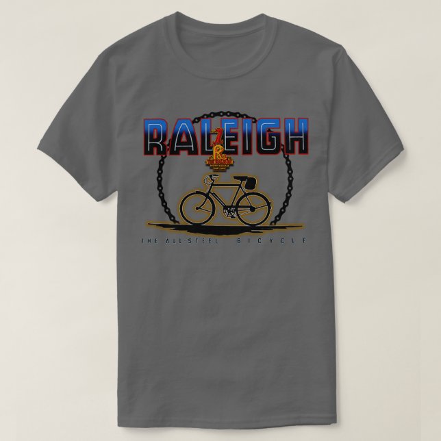 Camiseta Raleigh Bicycle England (Frente do Design)