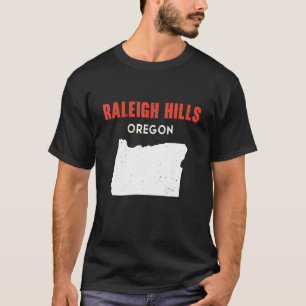 Camiseta Raleigh Colinas Oregon EUA State America Viagem Or