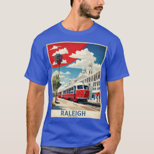 Camiseta Raleigh Estados Unidos da América Turismo Vintage