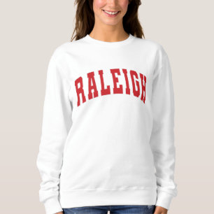 Camiseta Raleigh NC Vintage Varsity College Style Sweatshir