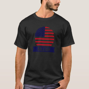 Camiseta Raleigh USA American Place name US flag 1