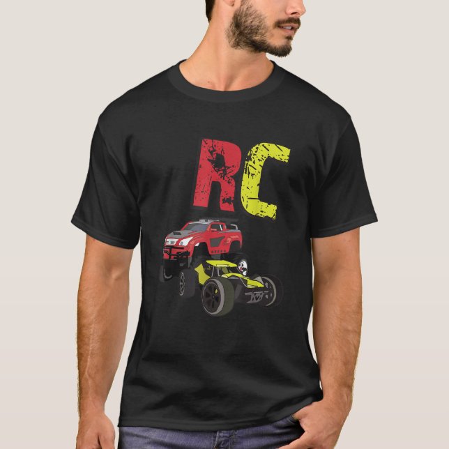 Camiseta Rally Cars de Caminhão Monster Toys de Controle Re (Frente)