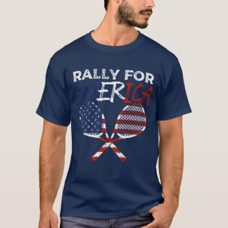 Camiseta Rally for America Racket Sports American Flag fami