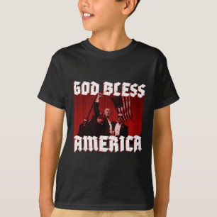 Camiseta Rally Shoting America Deus abençoe Em 2024