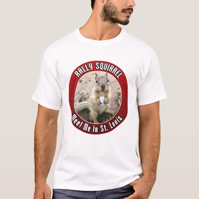 Camiseta Rally Squirrel - Encontre-me em Louis (Frente)
