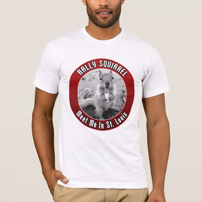Camiseta Rally Squirrel - Encontre-me em Louis (Frente)