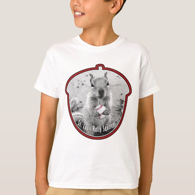 Camiseta Rally Squirrel - Kids Louis mascote não oficial (Frente)