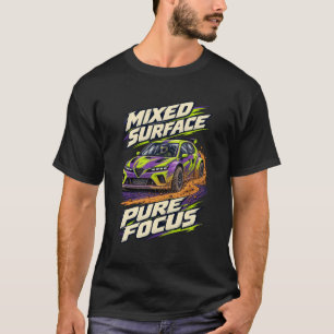 Camiseta Rallycross Superfície Mista Foco Puro