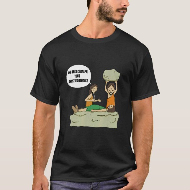 Camiseta Ralph Sua Anestesiologista Satire Sarcasm Sujo H (Frente)