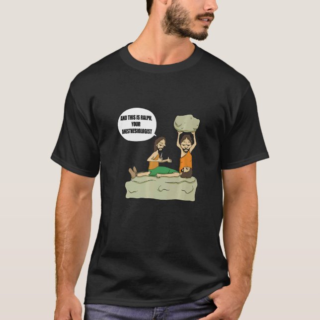 Camiseta Ralph Sua Anestesiologista Satire Sarcasm Sujo H (Frente)
